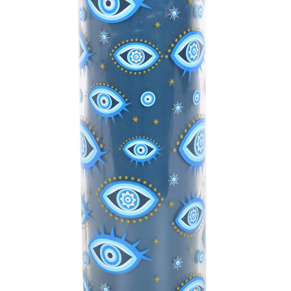 All Seeing Eye Print White Rose Tube Candle - Image 4