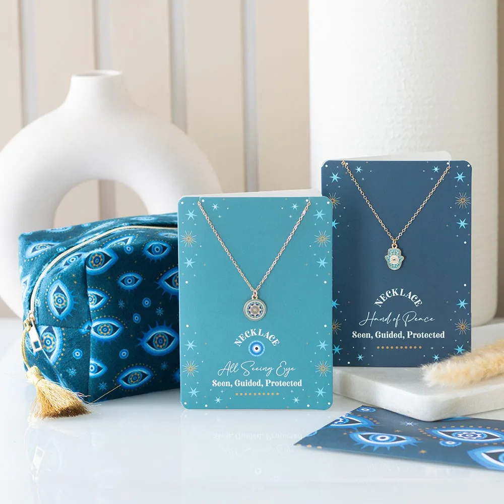 Hand of Hamsa Necklace on Greeting Card - Image 7