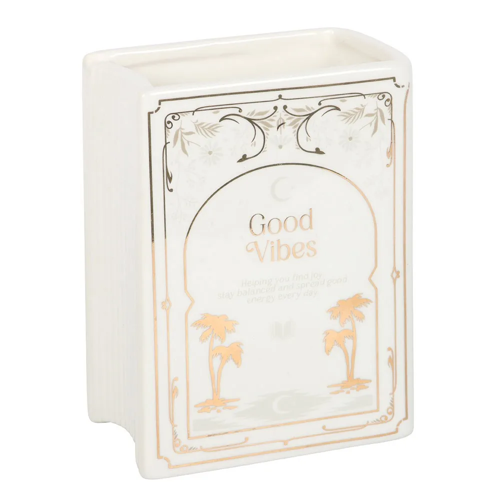 White Book Shaped Vase - Image 3