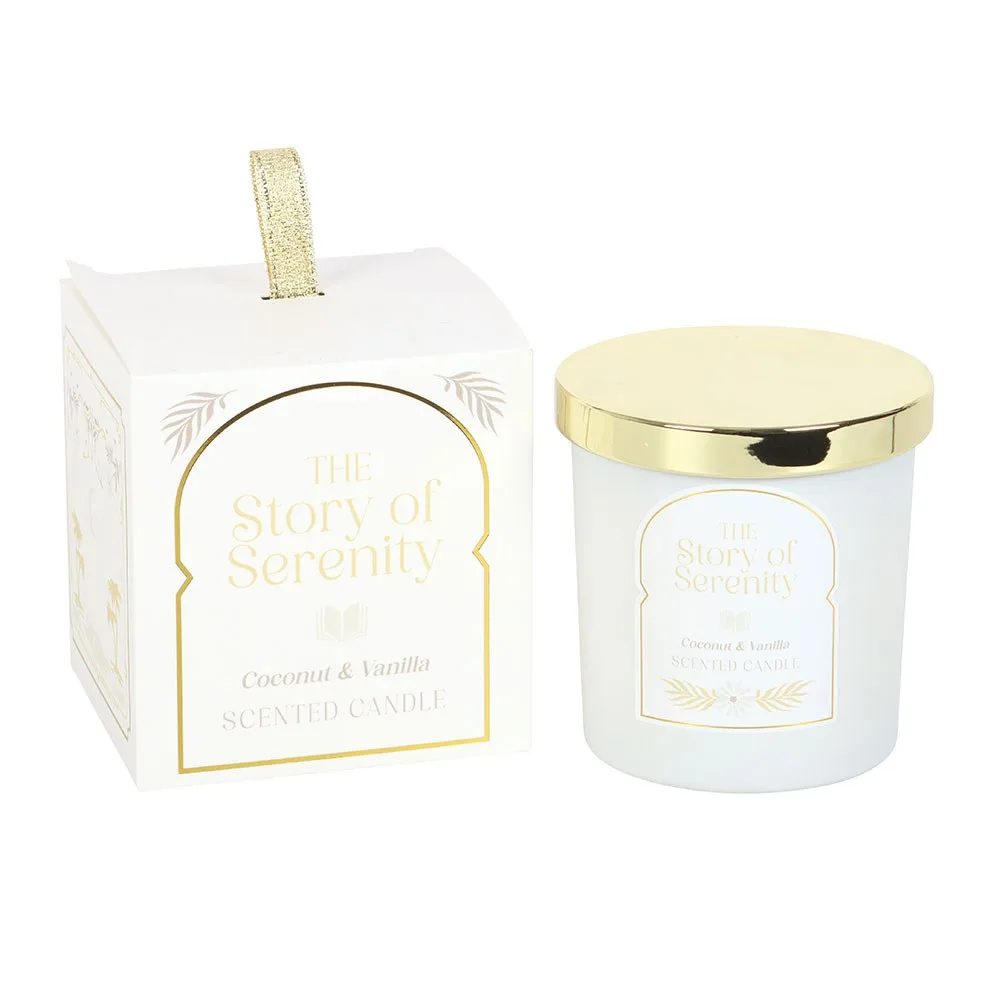 The Story of Serenity Coconut & Vanilla Candle - Image 2