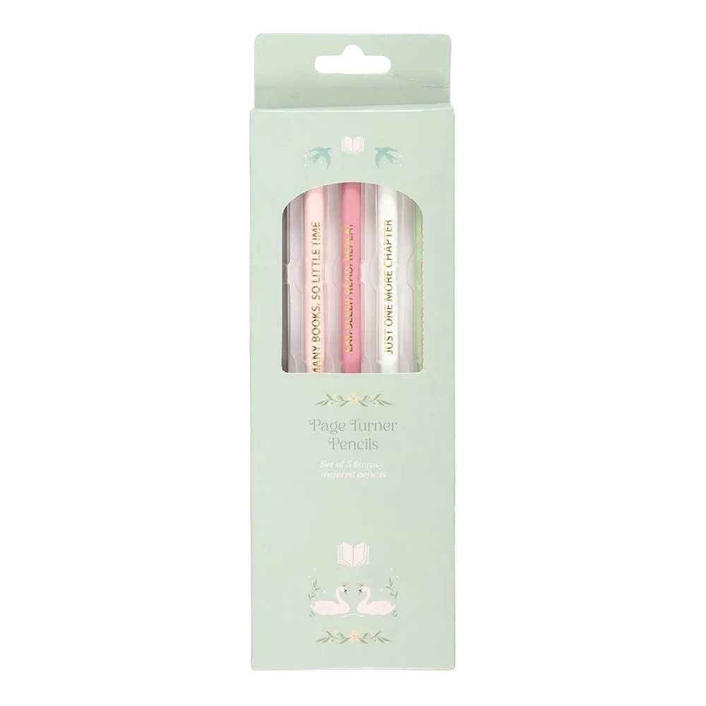 Pack of 5 Literature Inspired Pencils - Image 4
