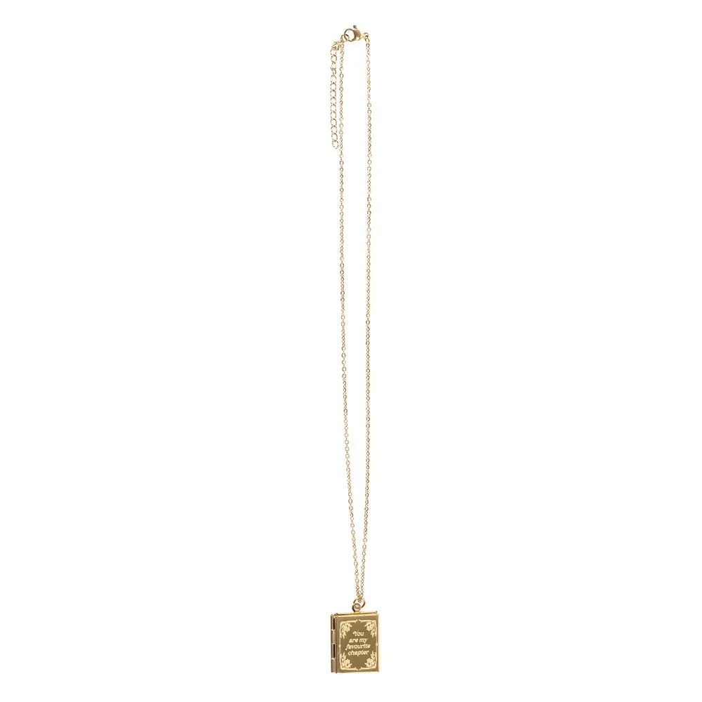 Book Shaped Locket Necklace in Gift Box - Image 5
