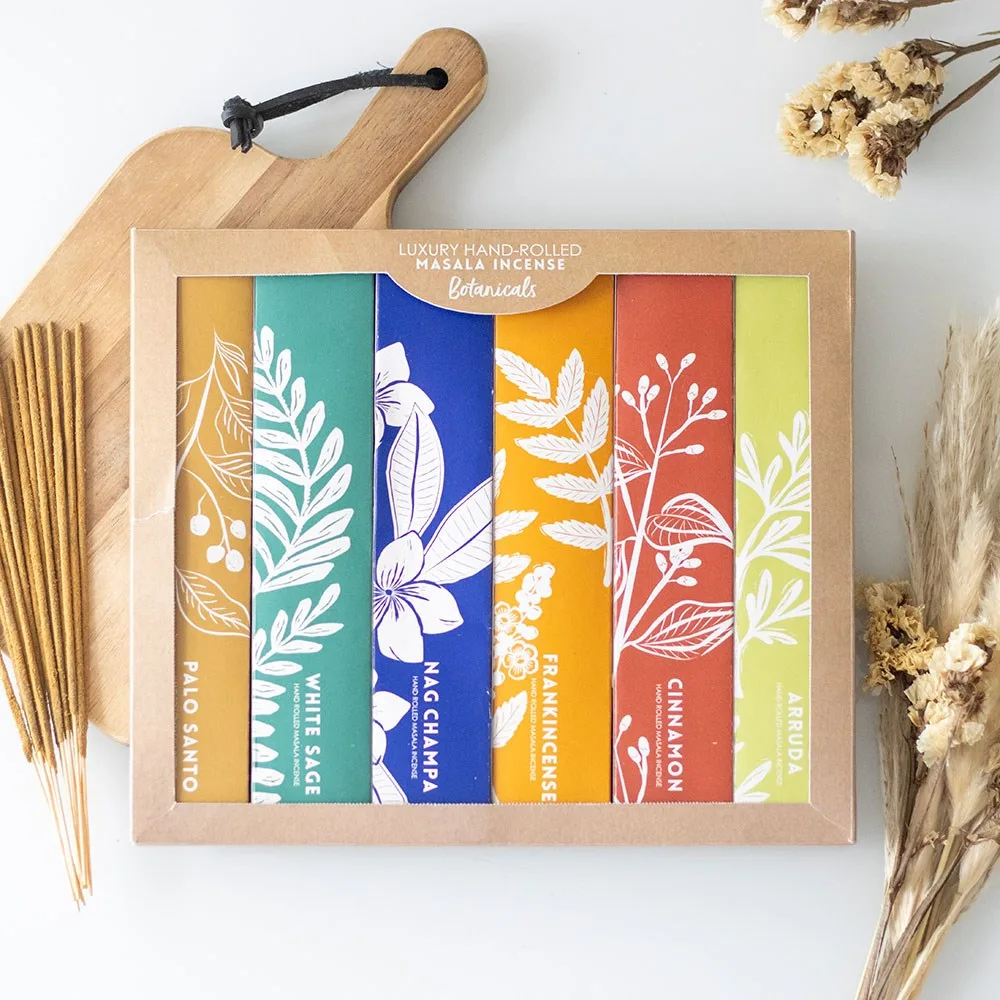 Exotic Botanical Masala Incense Stick Variety Set Exotic Botanical Masala Incense Stick Variety Set