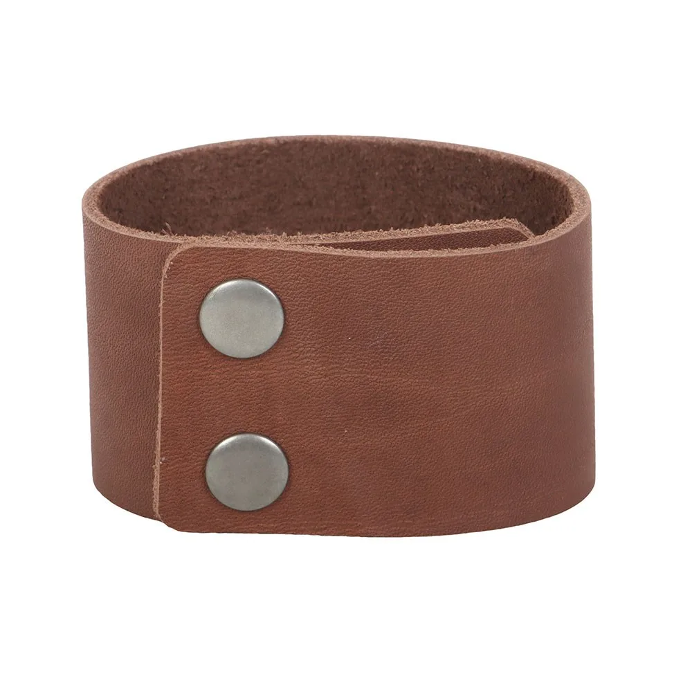 Viking Compass Leather Cuff Bracelet - Image 4