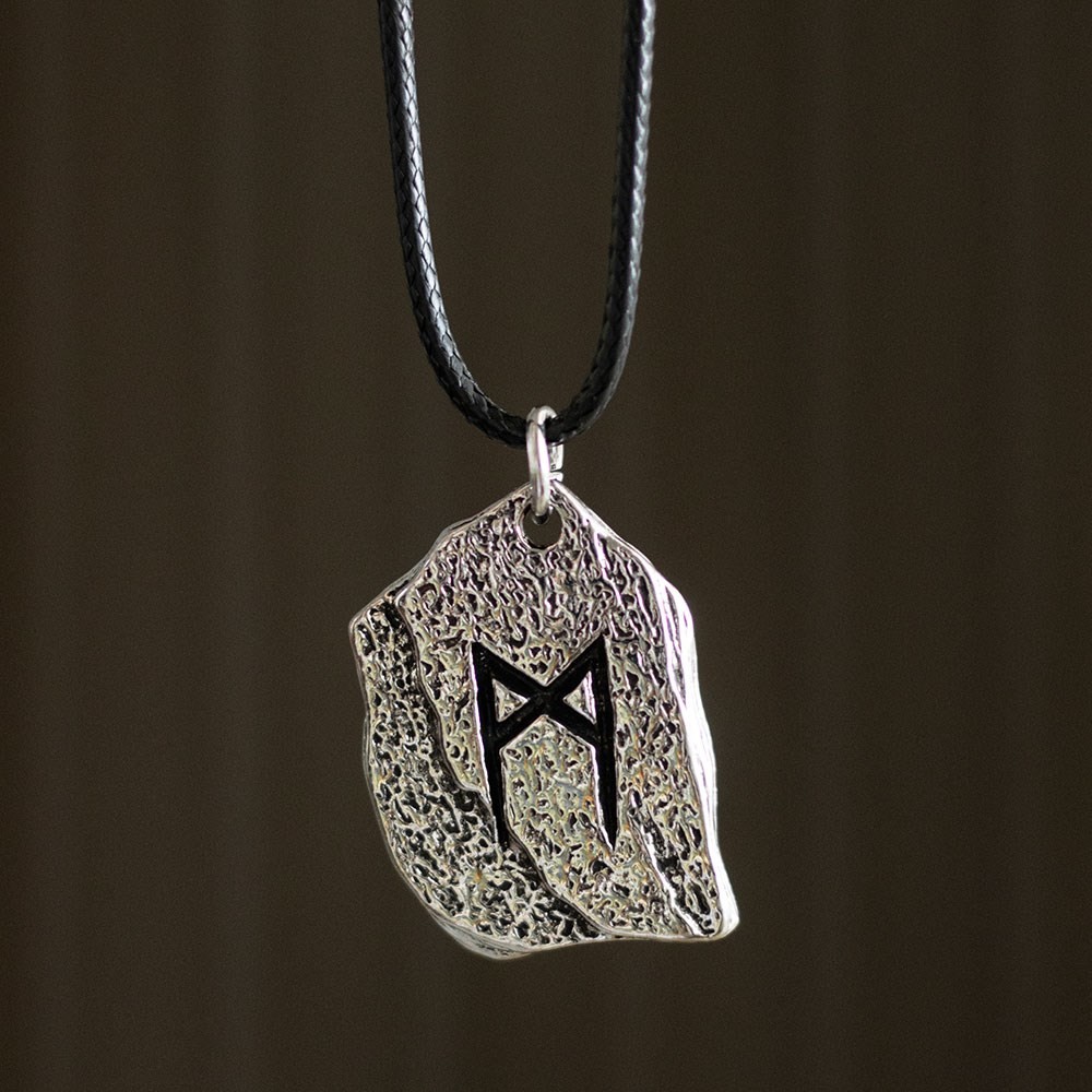 Rune of Transformation Viking Cord Necklace Rune of Transformation Viking Cord Necklace