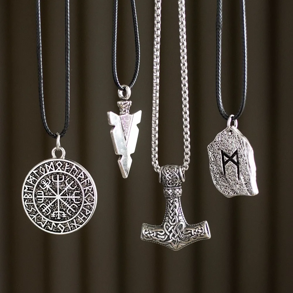 Rune of Transformation Viking Cord Necklace - Image 5