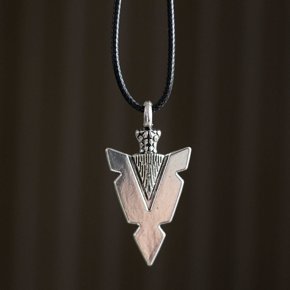 Arrowhead of Strength Viking Cord Necklace Arrowhead of Strength Viking Cord Necklace