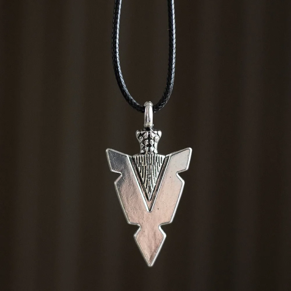 Arrowhead of Strength Viking Cord Necklace Arrowhead of Strength Viking Cord Necklace