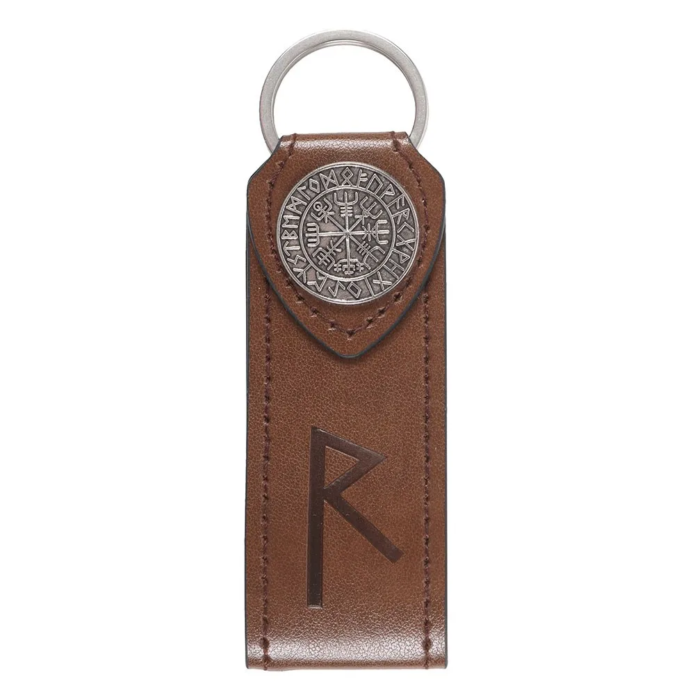 Journey Viking Rune Faux Leather Keyring - Image 2