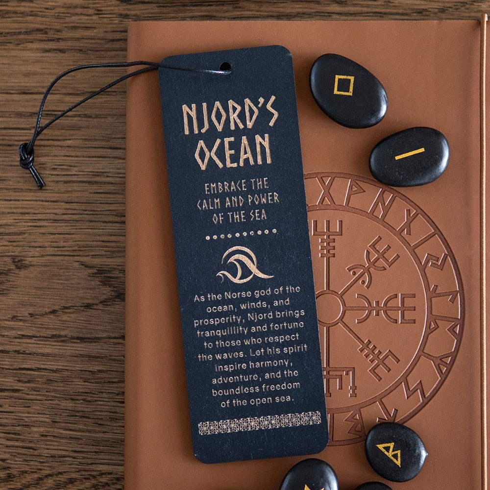 Njord’s Ocean Wooden Bookmark Njord’s Ocean Wooden Bookmark