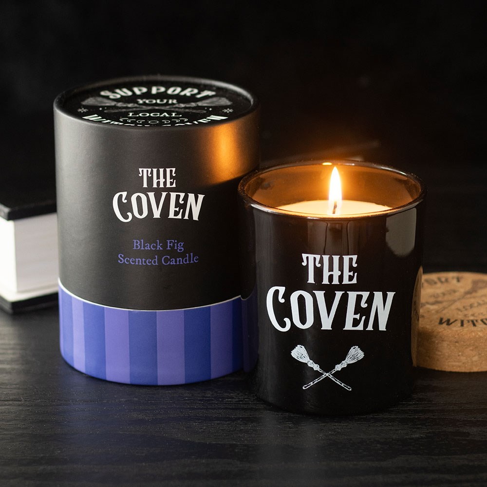 The Coven Black Fig Scented Glass Candle The Coven Black Fig Scented Glass Candle