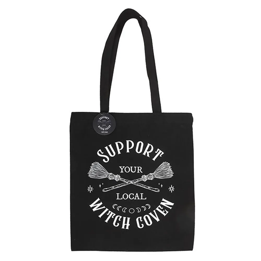 Support Your Local Witch Coven Polycotton Tote Bag - Image 2
