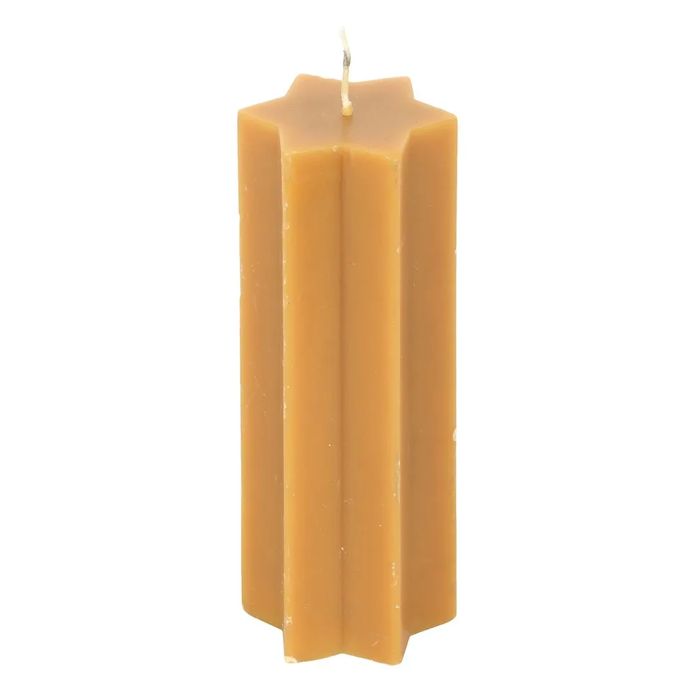 Gold Starry Night Star Shaped Taper Candle, photo 2 of 5