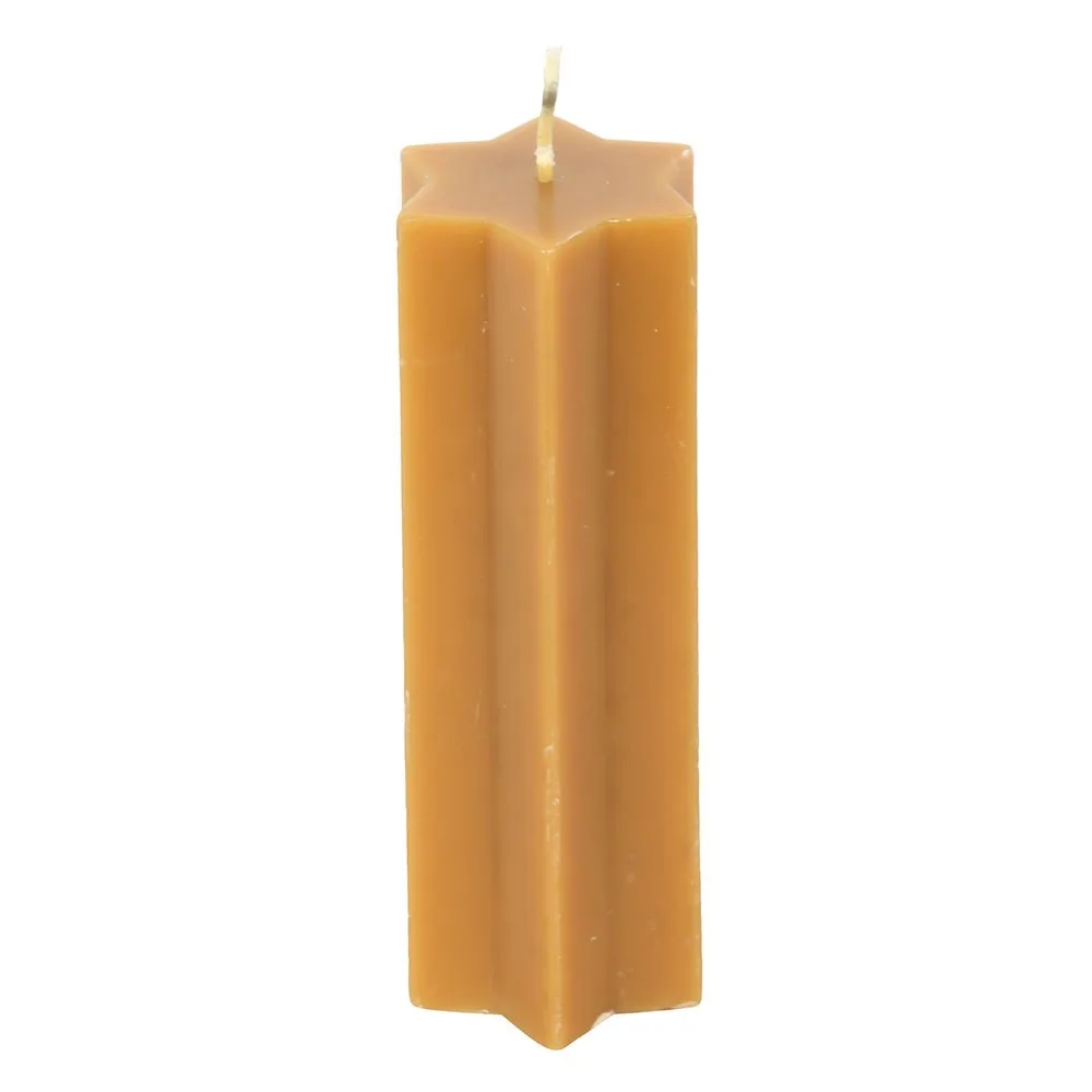 Gold Starry Night Star Shaped Taper Candle, photo 3 of 5