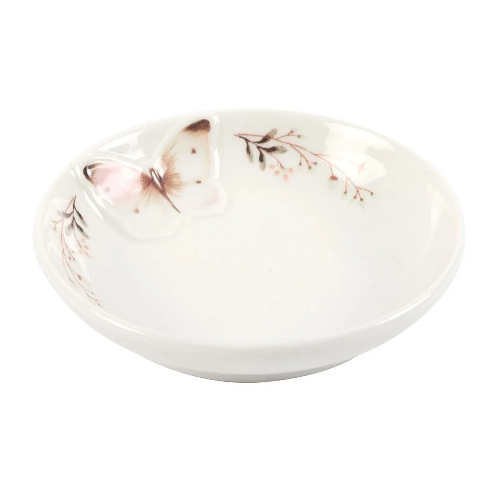 White Butterfly Trinket Dish, photo 4 of 4