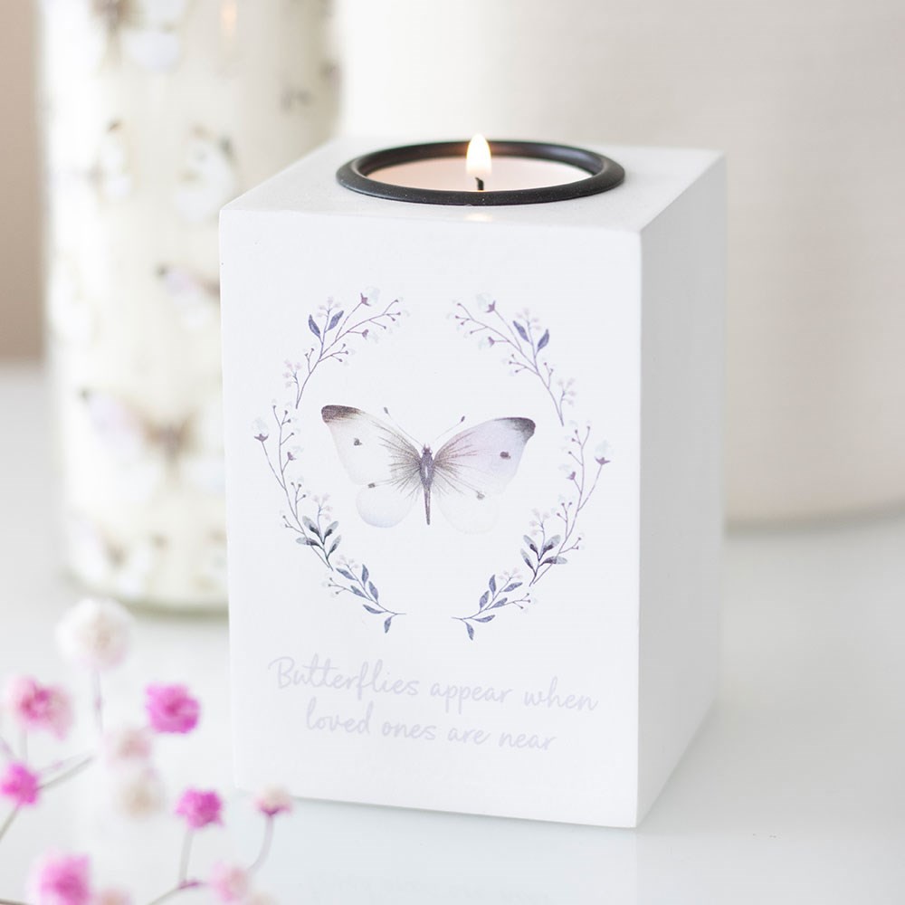 Butterflies Appear Tealight Candle Holder Butterflies Appear Tealight Candle Holder