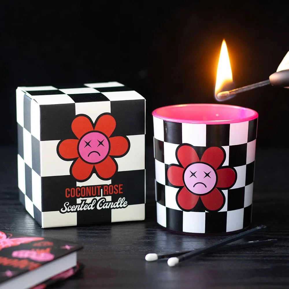 Sad Flower Coconut Rose Candle Sad Flower Coconut Rose Candle