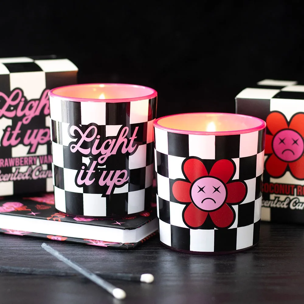 Sad Flower Coconut Rose Candle, photo 5 of 5
