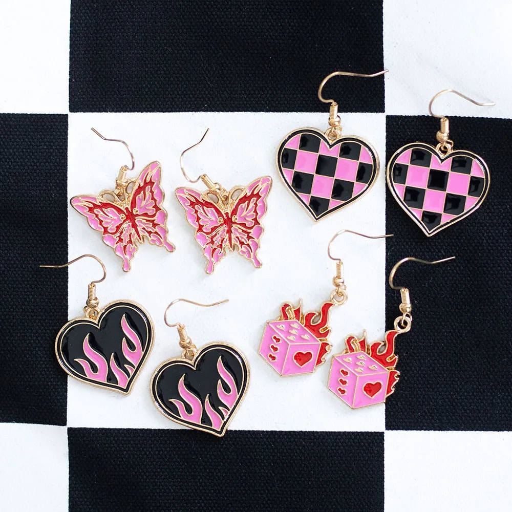 Flaming Butterfly Earrings - Image 5