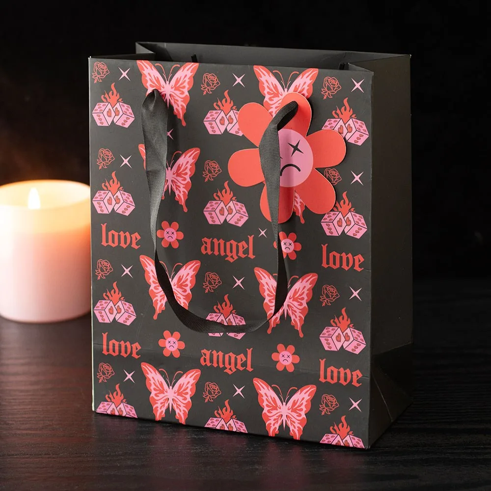 23cm Medium Flaming Butterfly Gift Bag 23cm Medium Flaming Butterfly Gift Bag
