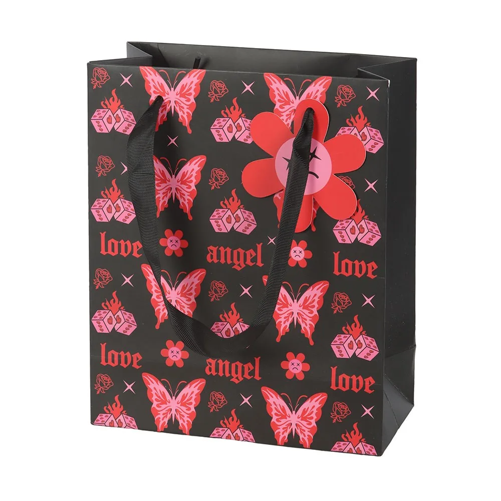 23cm Medium Flaming Butterfly Gift Bag - Image 2