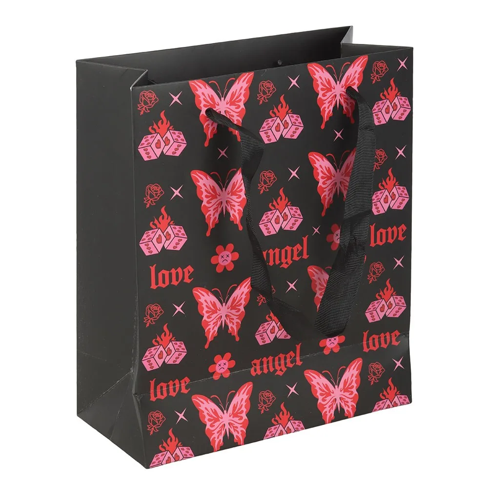 23cm Medium Flaming Butterfly Gift Bag - Image 4