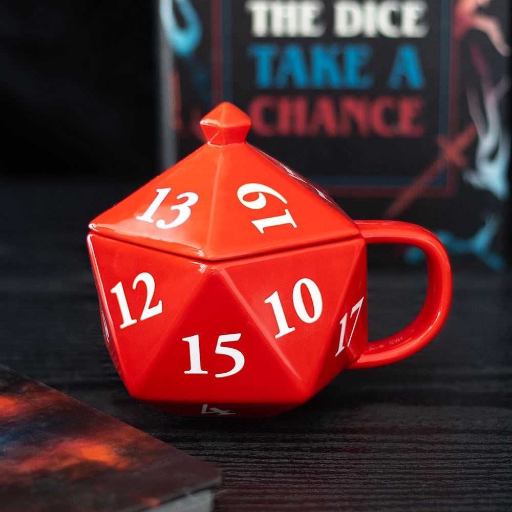 D20 Gaming Dice Shaped Mug D20 Gaming Dice Shaped Mug