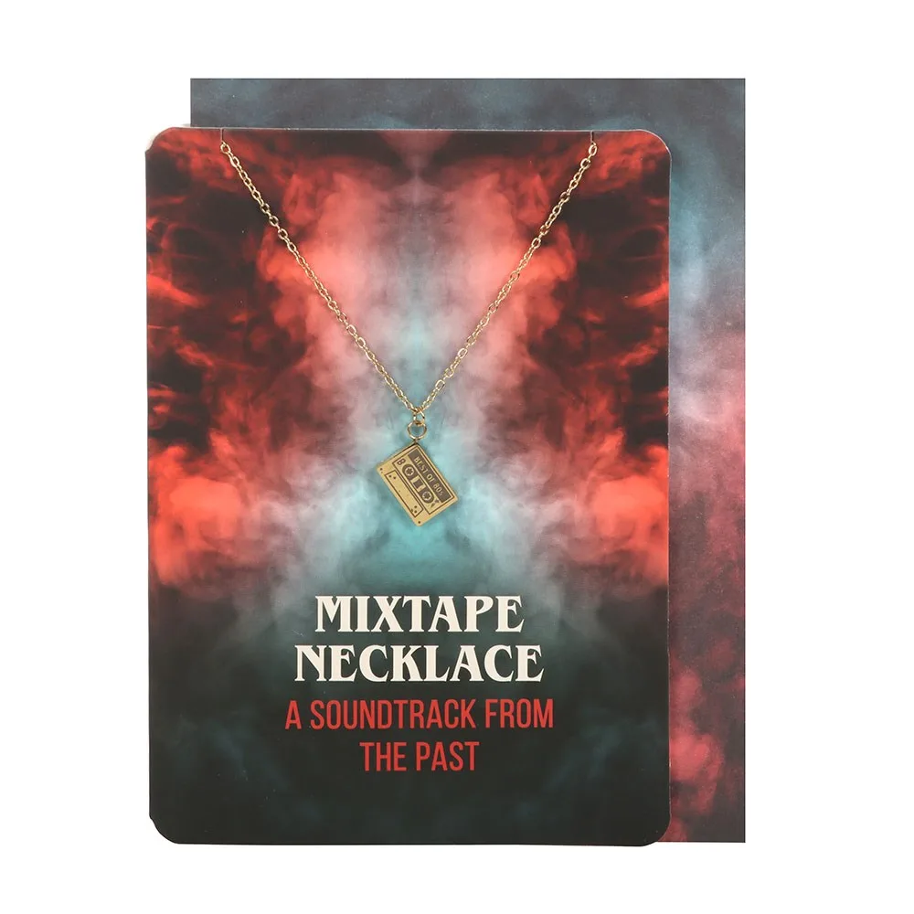 Mixtape Necklace on Greeting Card - Image 2