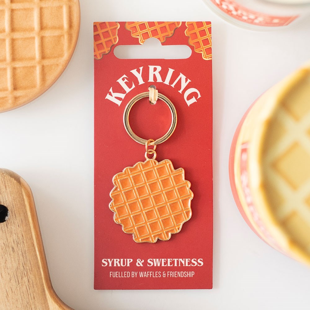 Waffle Keyring Waffle Keyring