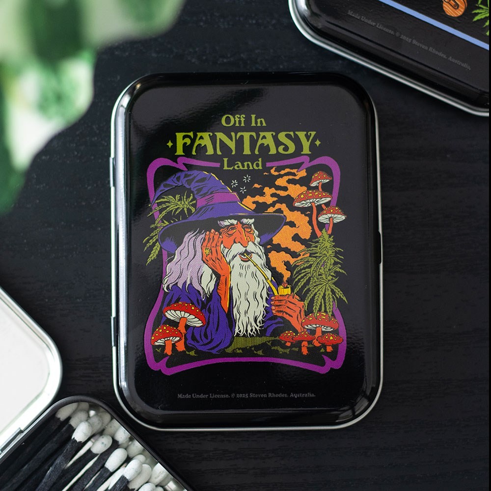 Fantasy Land Stash Tin by Steven Rhodes Fantasy Land Stash Tin by Steven Rhodes