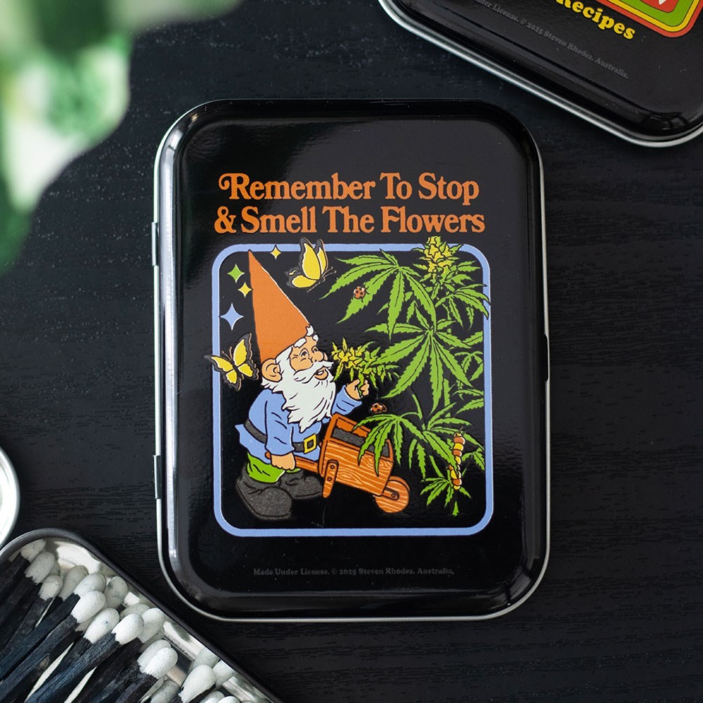 Smell the Flowers Stash Tin by Steven Rhodes Smell the Flowers Stash Tin by Steven Rhodes