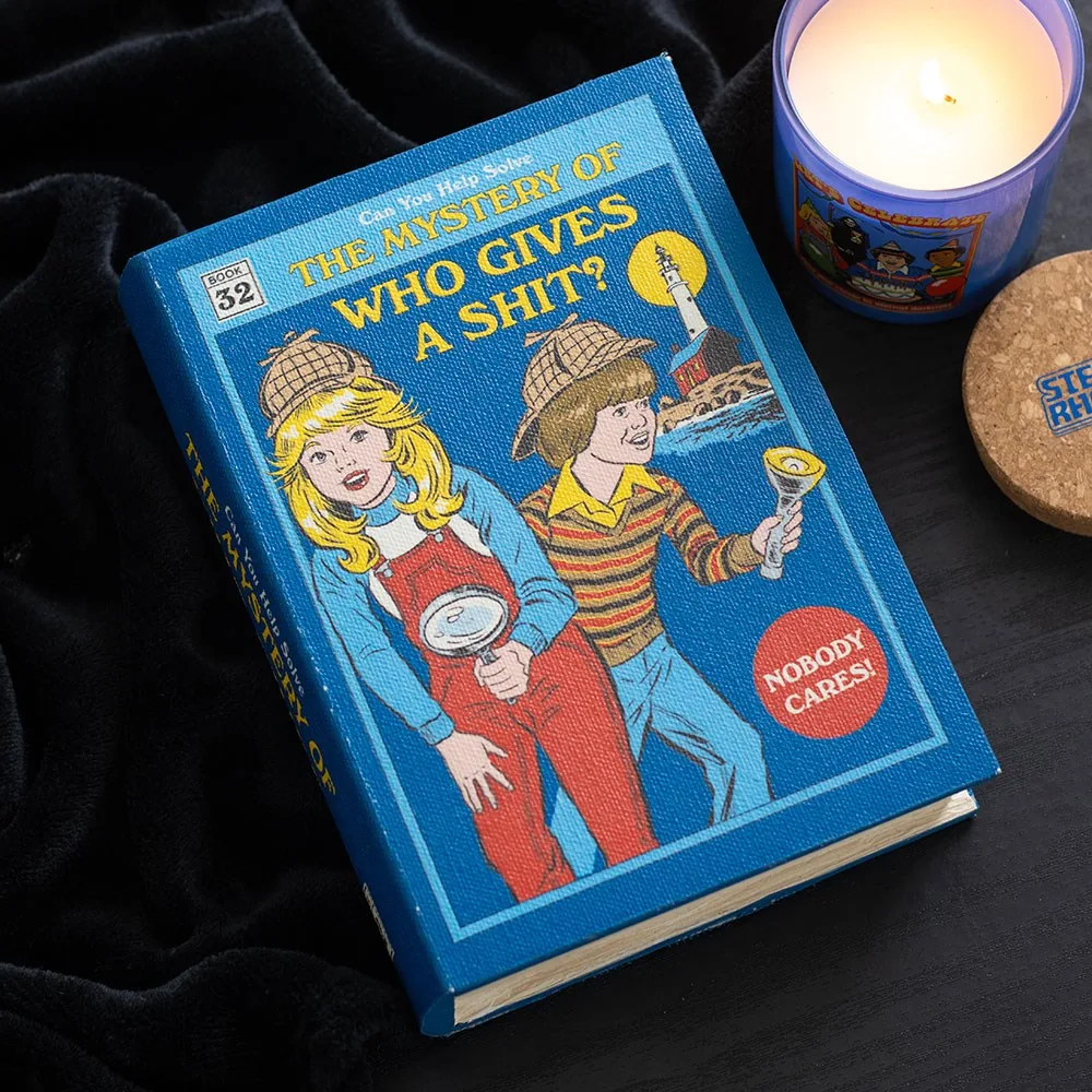 Who Gives a Shit Book Shaped Storage Box by Steven Rhodes Who Gives a Shit Book Shaped Storage Box by Steven Rhodes