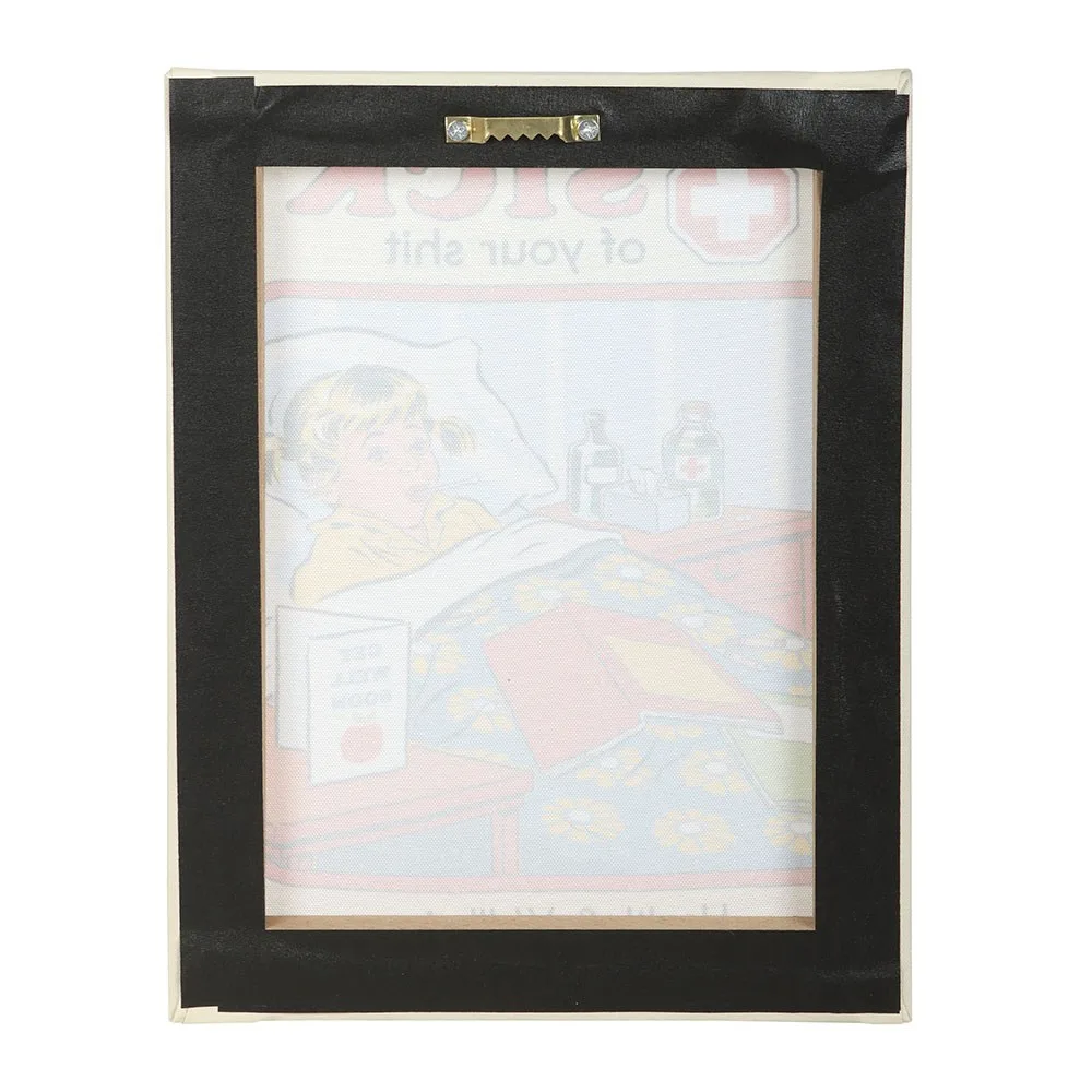 19x25cm Sick Of Your Shit Canvas Plaque by Steven Rhodes - Image 4
