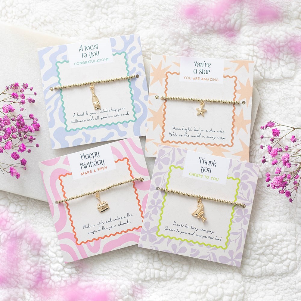 Set of 24 Celebration Bracelets in Display