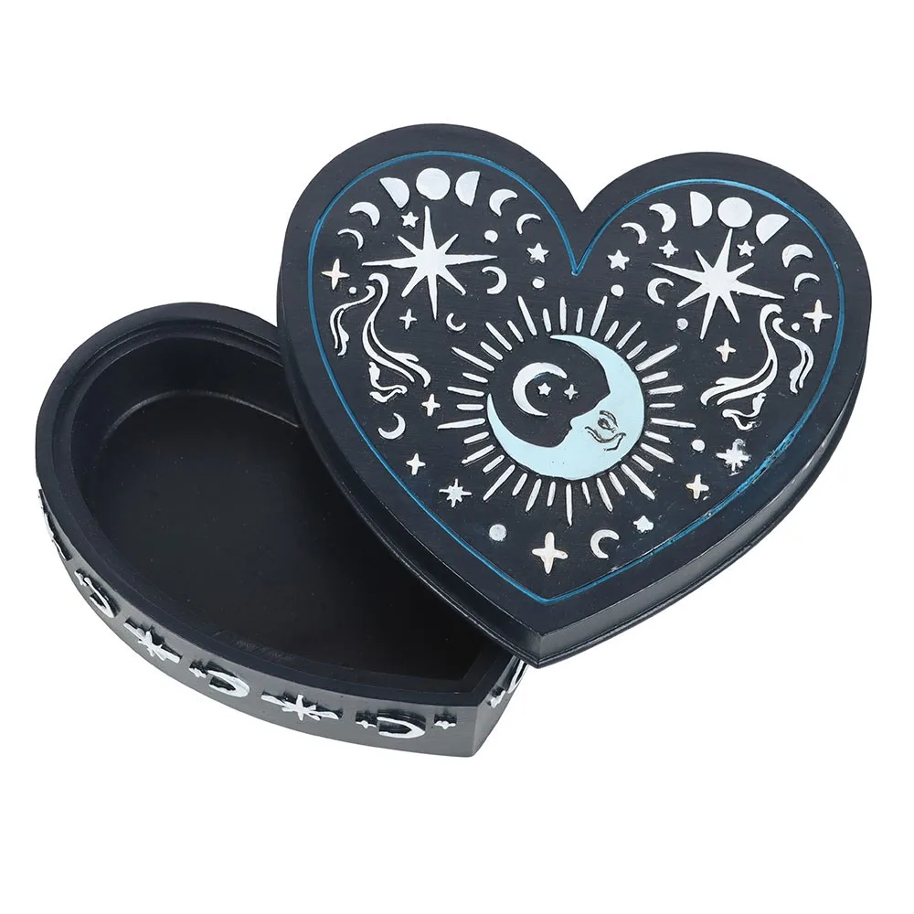 Blue Moon Heart Trinket Box - Image 2
