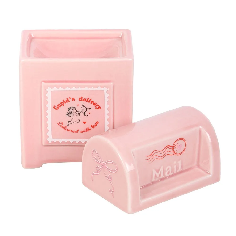 Cupid's Delivery Valentine Postbox Oil Burner, photo 4 of 6