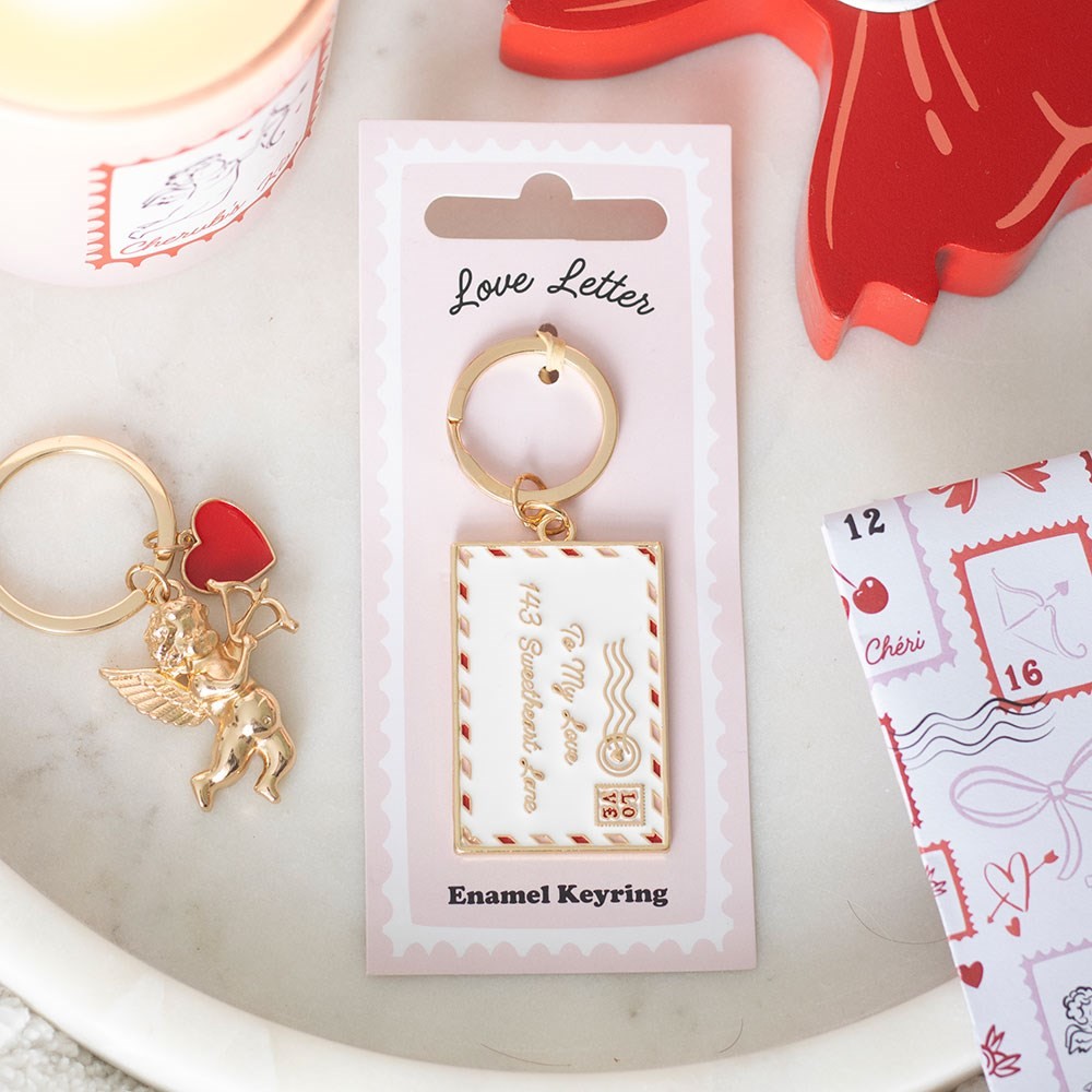 Love Letter Keyring Love Letter Keyring