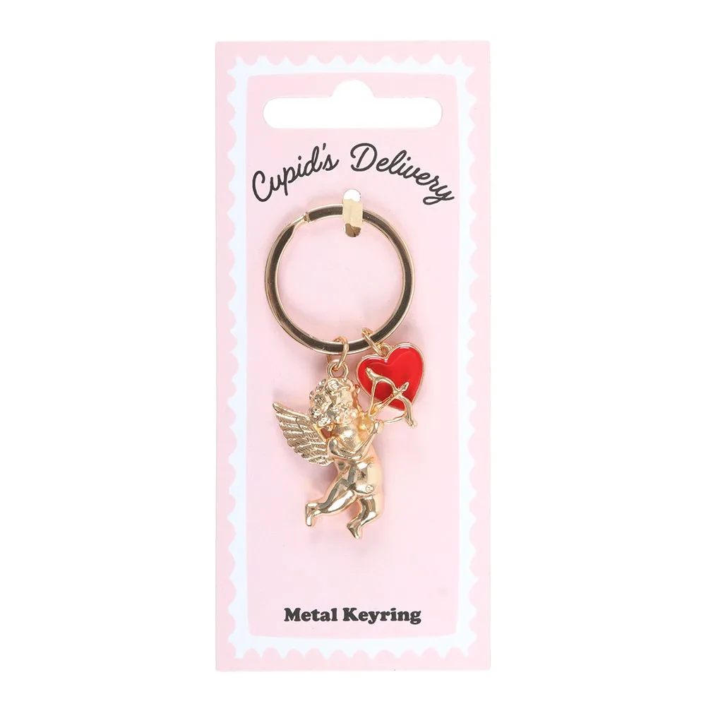 Cupid's Delivery Cherub Keyring - Image 2