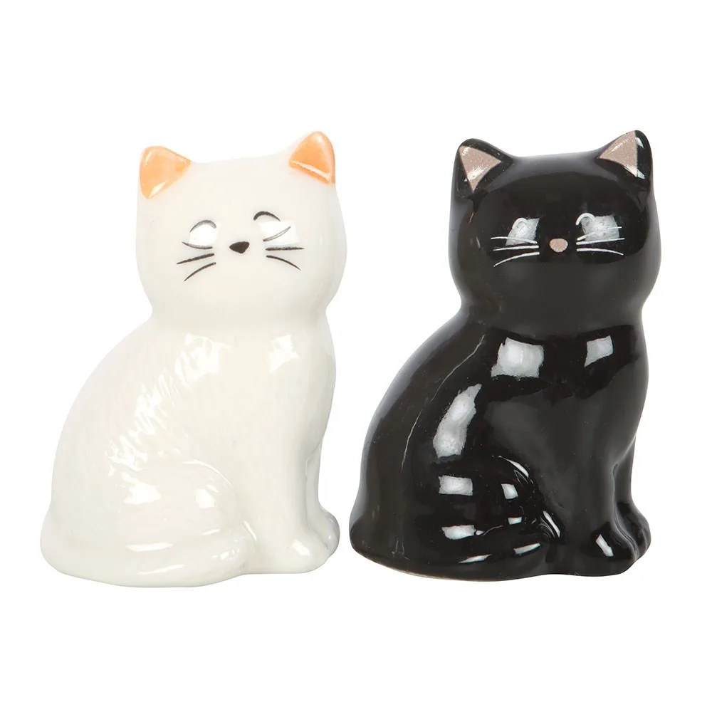 Set of 24 White & Black Lucky Cat Charms in a Box - Image 4
