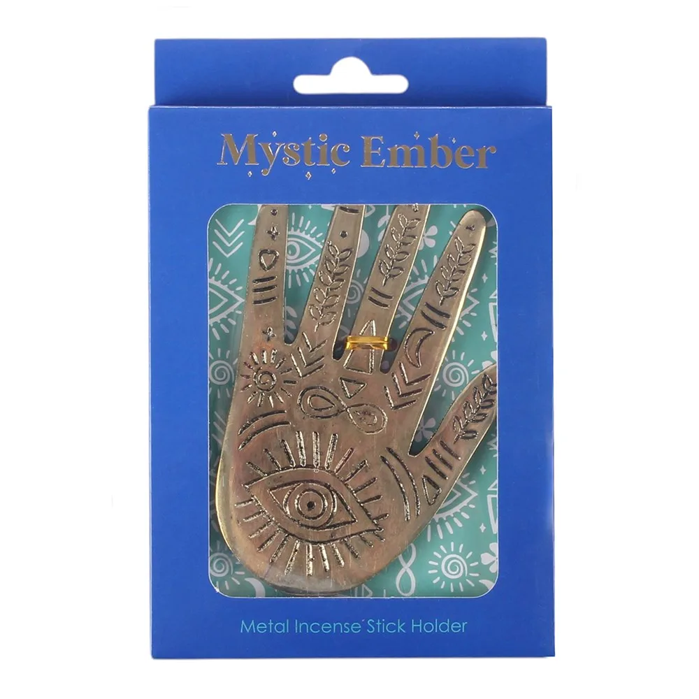 Mystic Hand Metal Incense Stick Holder - Image 2