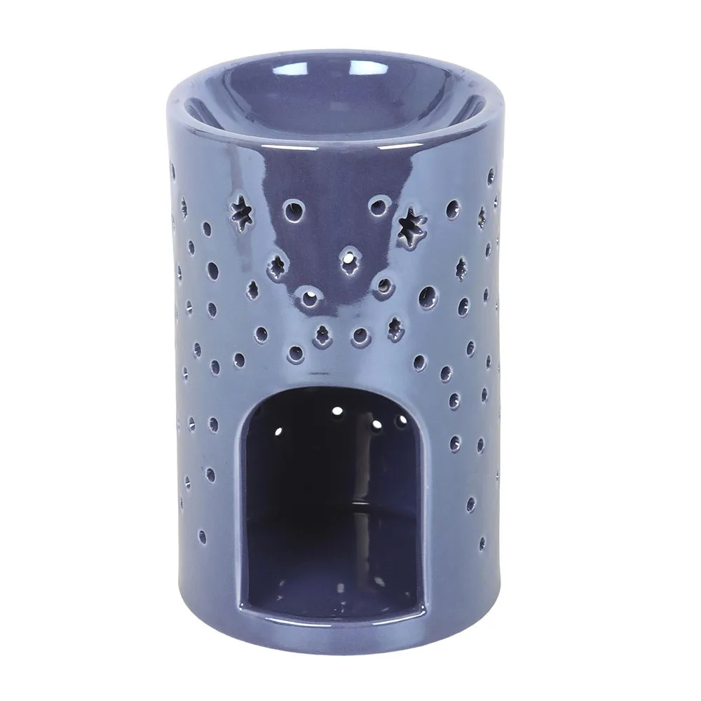 Iridescent Purple Moon Pillar Oil Burner, photo 4 of 6