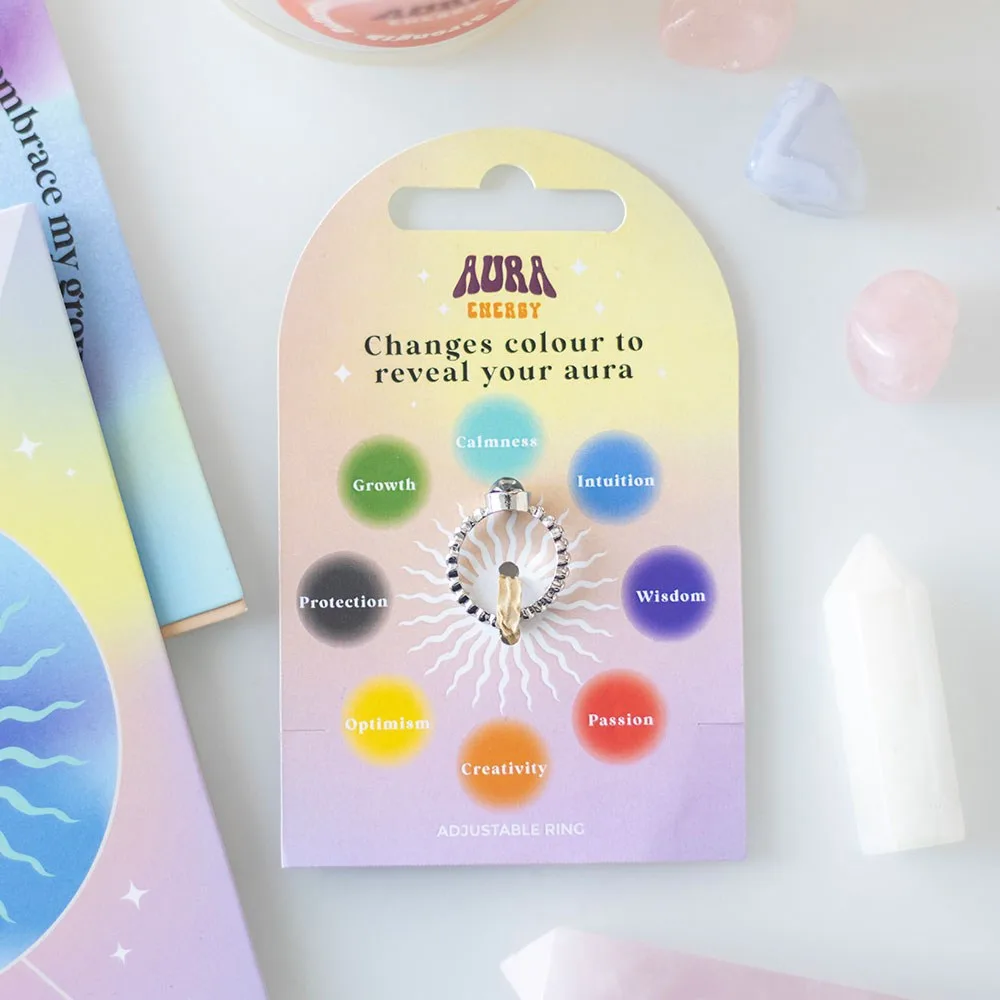 Set of 20 Aura Energy Colour Changing Rings in Display Set of 20 Aura Energy Colour Changing Rings in Display