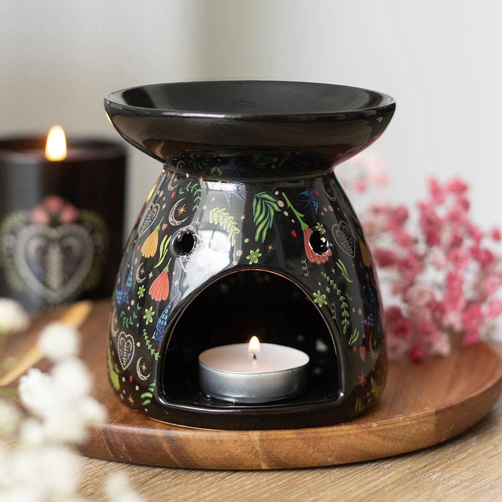 Midnight Bloom Print Oil Burner Midnight Bloom Print Oil Burner