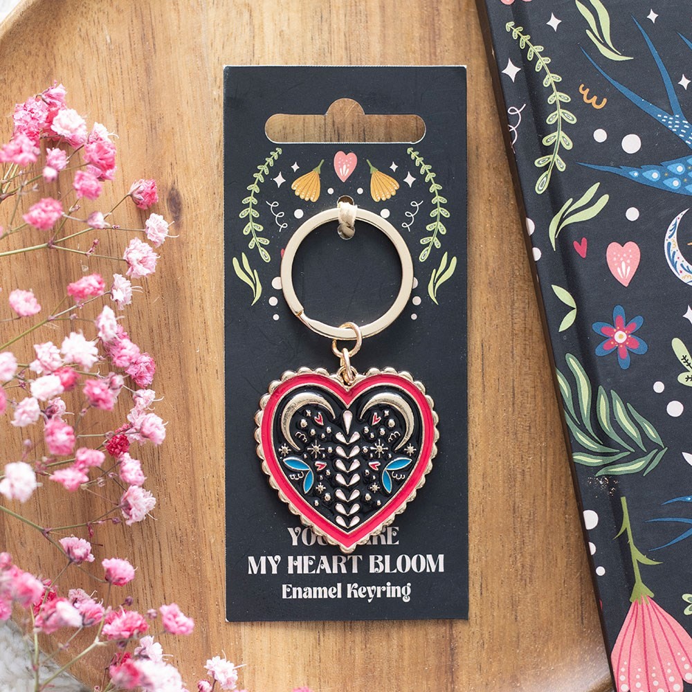 Folk Heart Keyring Folk Heart Keyring