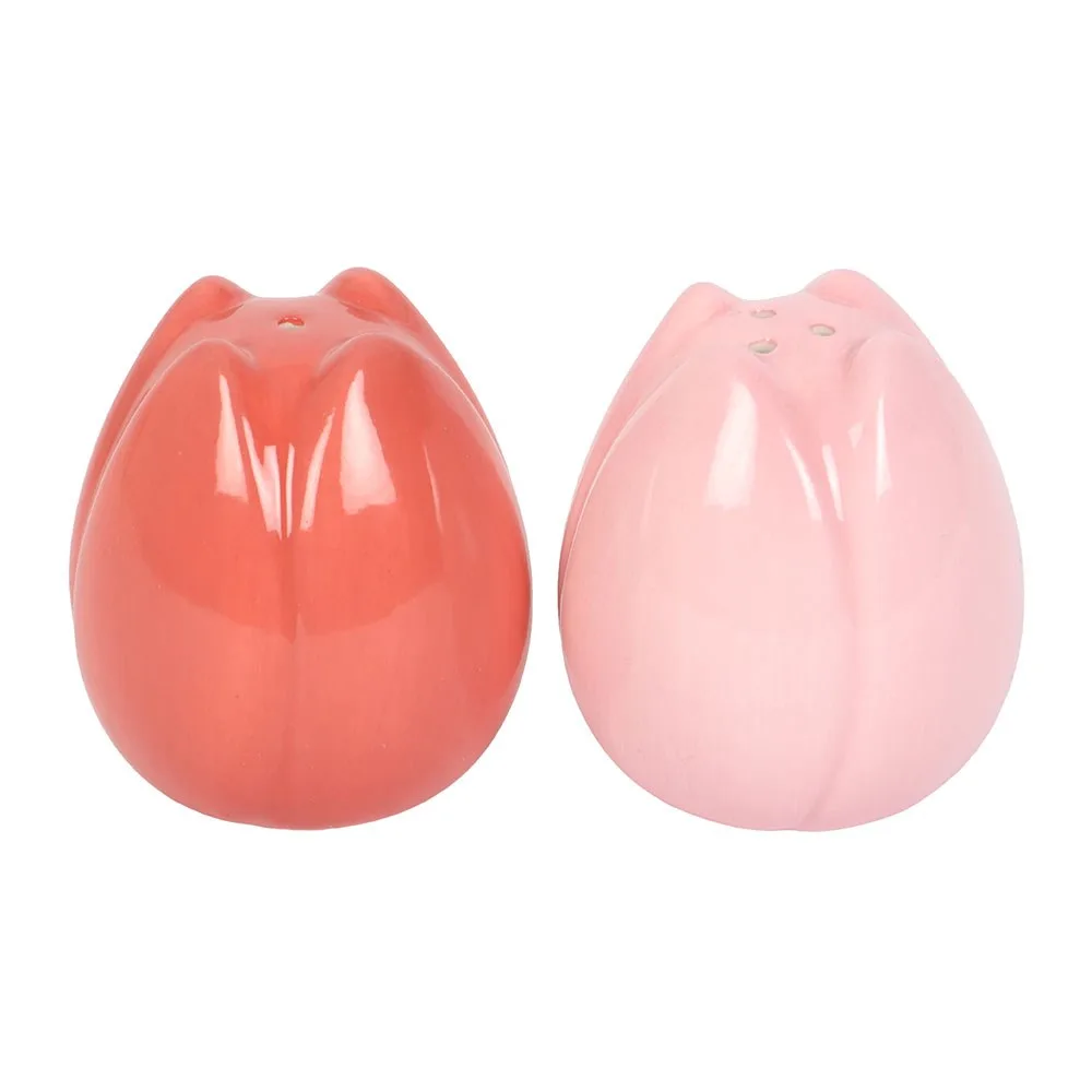 Tulip Shaped Salt and Pepper Shakers - Image 2