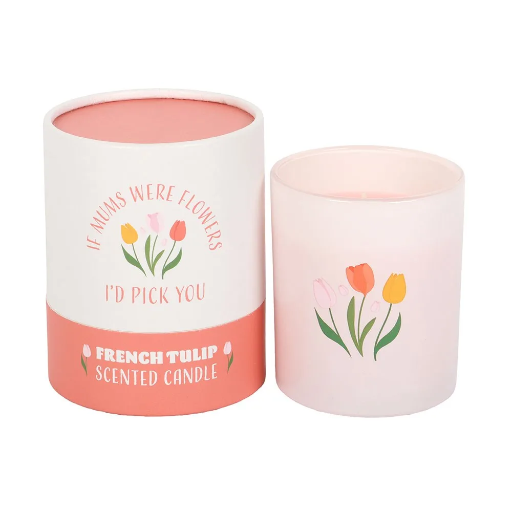 If Mums Were Flowers French Tulip Candle - Image 2
