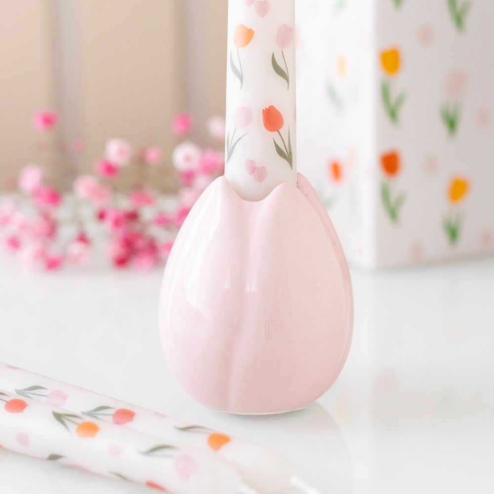 Tulip Shaped Candle Holder Tulip Shaped Candle Holder