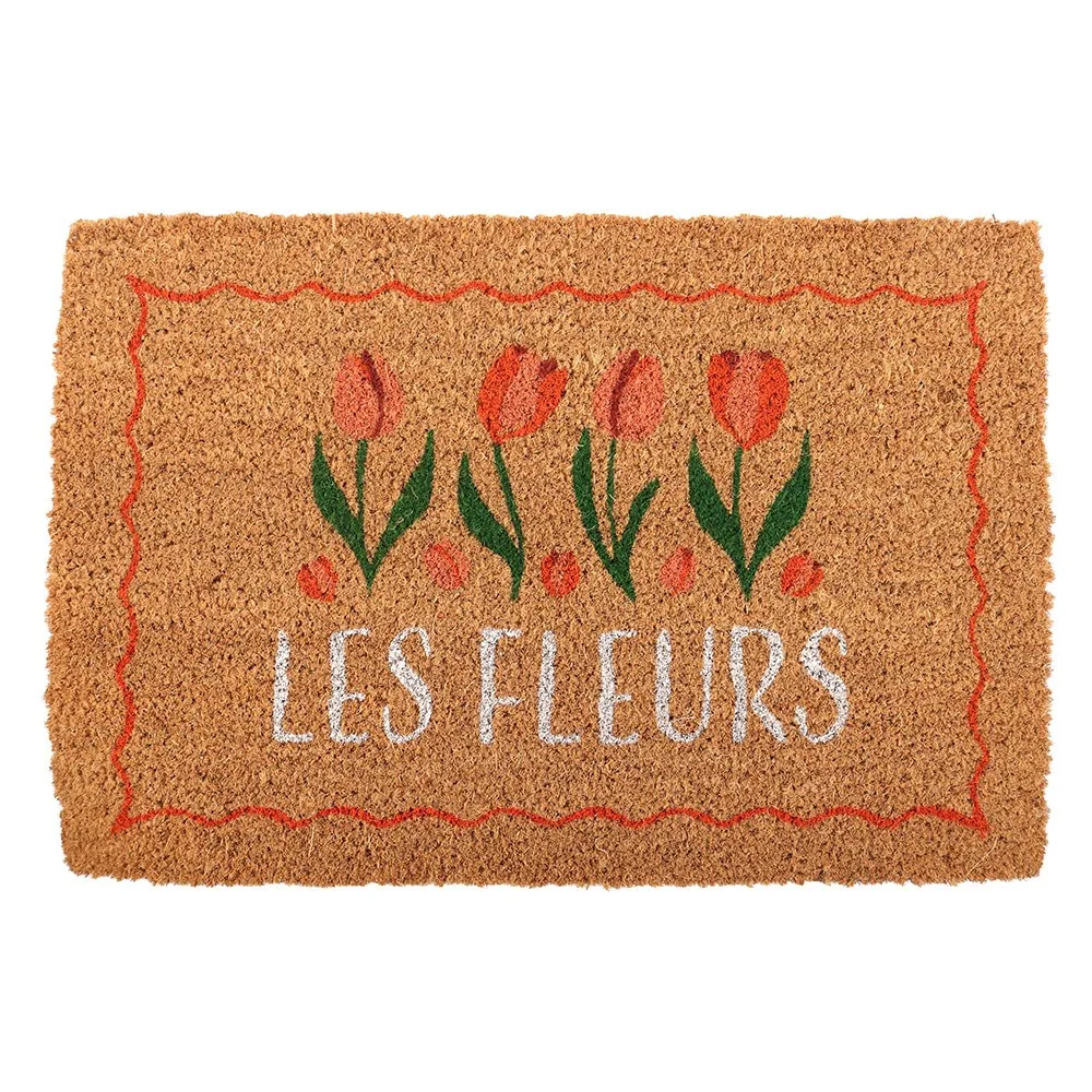Natural Les Fleurs Tulip Doormat - Image 2