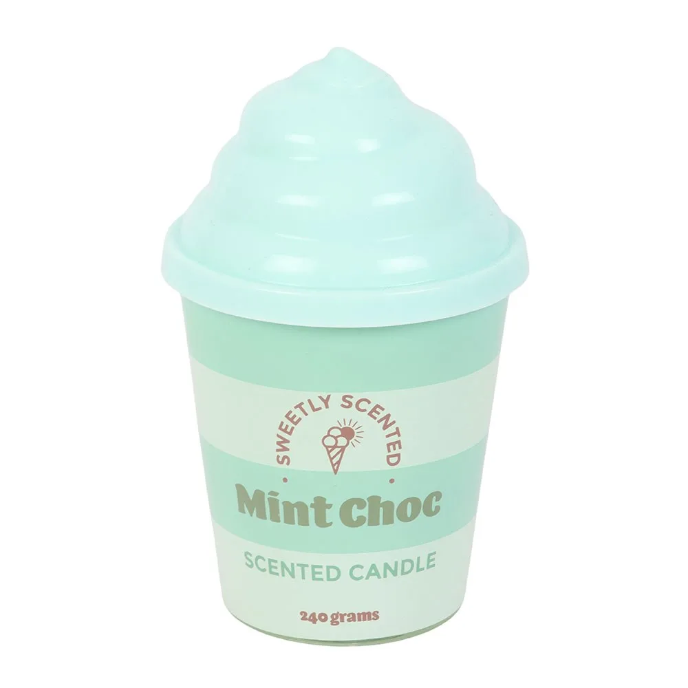 Mint Choc Ice Cream Scented Candle - Image 2