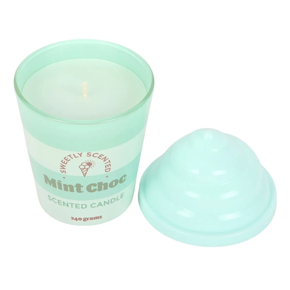 Mint Choc Ice Cream Scented Candle - Image 3